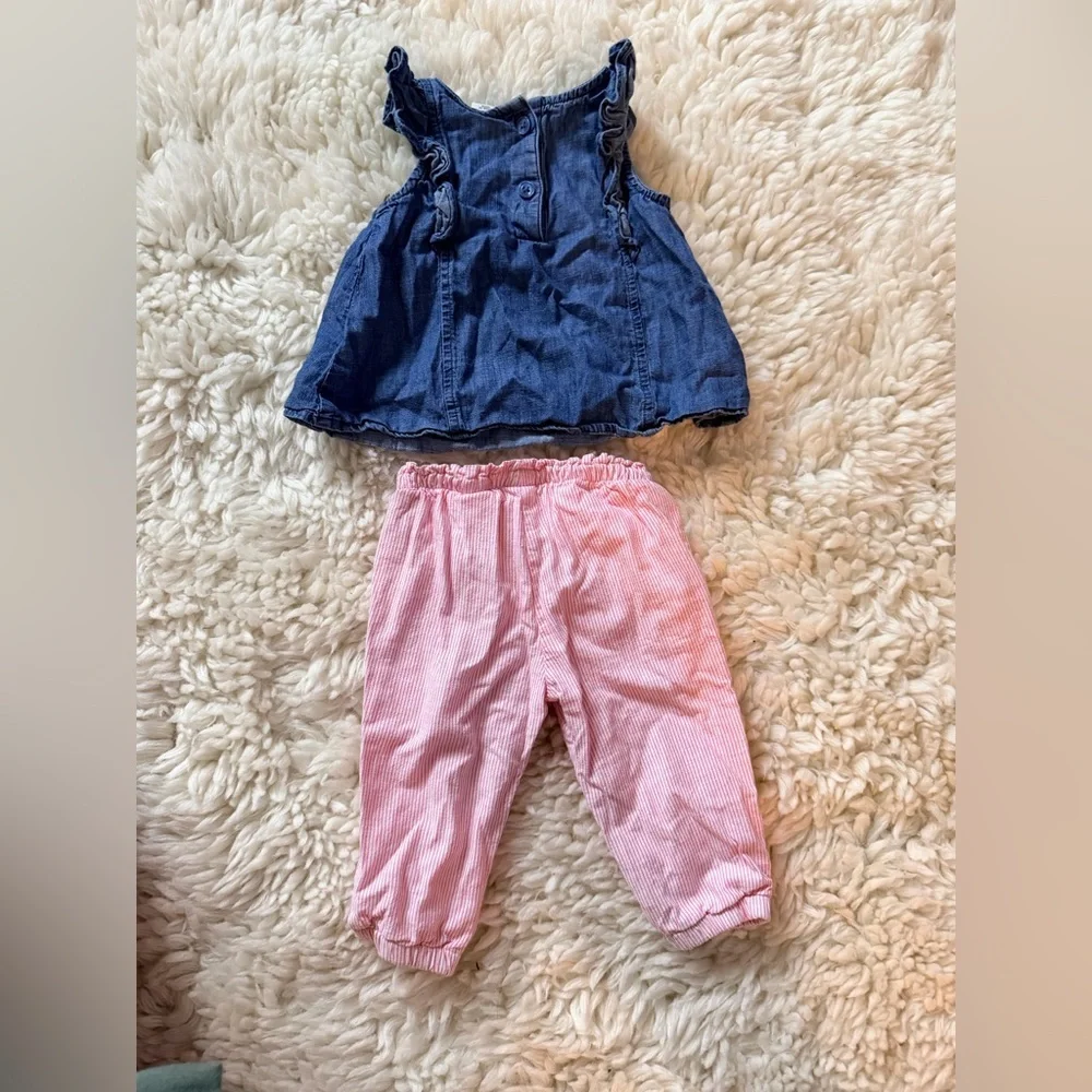 Carter's Blue and Pink Kids Matching Set